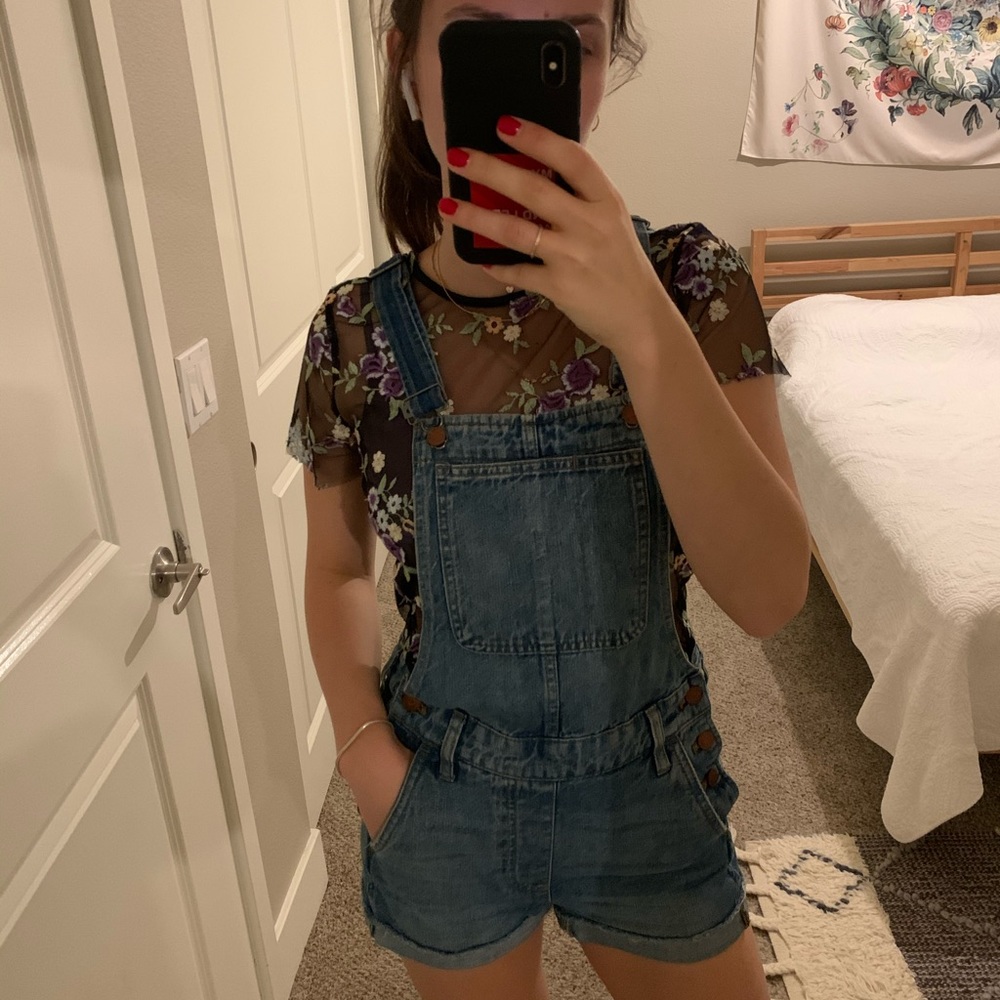Madewell shorts overalls